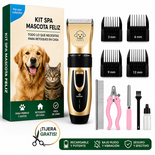 Kit de Peluquería para Mascotas 5 en 1